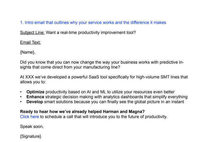 write captivating sales email copy